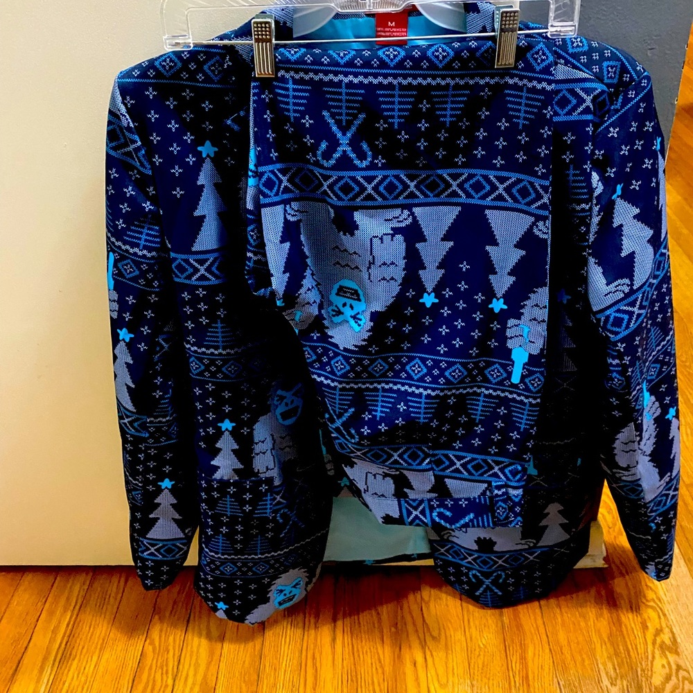 Dec. 25th Abominal Snowman Christmas Suit M